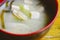 The most common white miso soup in Japan
