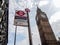 The most famous London landmark Big Ben with the unique London underground sign