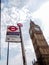 The most famous London landmark Big Ben with the unique London underground sign