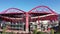 Most famous soccer stadium in Lisbon - Estadio da Luz of Benfica - CITY OF LISBON, PORTUGAL - NOVEMBER 5, 2019