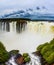 The most grandiose part of the Iguazu Falls