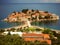 The most photogenic place on the Montenegrin coast is Sveti Stefan, a fortified fishing town on a small island