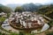 The most round village in China , Jujing village