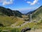 The most spectacular road, Transfagarasan, situated at the top of the mountains