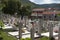 Mostar, Bosnia and Herzegovina, Europe, old city, cemetery, mosque, martyrs, graveyard, bombed, Bosnian War