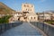 Mostar bridge over the Neretva river