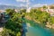 Mostar Neretva river Koski Mehmed Pasha mosque