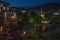 Mostar, night, skyline, bridge, Kriva Cuprija, Sloping Bridge, Neretva, river, mosque, minaret, Bosnia and Herzegovina, Europe