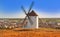 Mota del Cuervo windmills in Cuenca