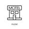 Motel icon from collection.