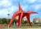 Mother and daughter excited before the Eagle Sculpture by Alexander Calder, Olympic Sculpture Park