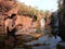 Mother and daughter having fun in Florence Falls  Northern Territory Australia