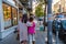 Mother and daughter shopping in San Francisco