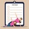 Mother and Daughter Workout Doing Fitness Program