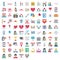 Mother Day Color Vector icons set every single icon can easily modify or edit