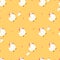 Mother Hens and Little Chicks Animal Vector Cartoon Pattern