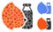 Mother Milk Mosaic Icon of Round Dots