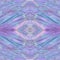 Mother-of-pearl seamless symmetrical texture with turquoise and pink shades. Beautiful seamless abstraction with convex shapes