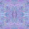 Mother-of-pearl seamless symmetrical texture in turquoise and pink shades. Beautiful seamless abstraction with swirling shapes