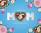 mother\\\'s day background with heart shaped nests and flowers. mother day poster with flowers and branches