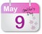 Mother\'s Day Calendar Page