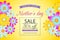 Mother`s day sale design