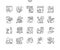 Mother`s Day Well-crafted Pixel Perfect Vector Thin Line Icons 30 2x Grid for Web Graphics and Apps