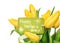 Mother\'s Day yellow tulips flower bunch