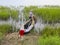 Mother, Son and Dog Going Kayaking