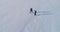 Mother and son playing snowball in winter. Family time walk and play together