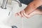 Mother wash baby hand prevention of novel Coronavirus Disease 2019 or COVID-19