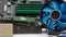 Motherboard computer with cooling memory and processor