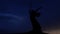 The Motherland Calls in Volgograd, Russia, Thunderstorm Timelapse