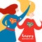 Mothers Day Greeting Card with Super Mom. Superhero Mother Character in Red Cape Design for Mother Day Poster, Banner