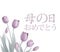 Mothers Day Japanese Haha No Hi Omedeto Design