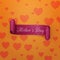 Mothers Day Text ob purple greeting scroll Ribbon