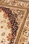 Motif of antique persian carpet, traditional ornamental textile