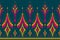 Motif border ethnic Ikat art. Seamless pattern traditional. Aztec ornament print