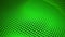 Motion background with moving geometric shapes. Design. Green texture with moving rows of flat squares with light glare