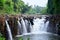 Motion and flowing water of Tad Pha Suam waterfall