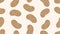 Motion graphic video animation. Vector illustration of potatoes moving on the background. Looping seamless pattern