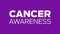 Motion graphic of World cancer day, February 4th.