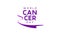 Motion graphic of World cancer day, February 4th.