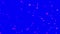Motion graphics of the twinkle glitter pink star sparkling behind blue background