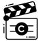 motion picture Copyright law, intellectual property icon