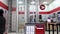 Motion of post office closing at night inside Coquitlam center mall