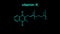 Motion of structural chemical formula of vitamin K