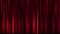 Motion of theatre red curtain, Cinema theatre background