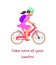 Motivate Poster Promotes Cycling, Health Lifestyle