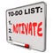 Motivate Word Dry Erase Board To Do List Encourage Inspire